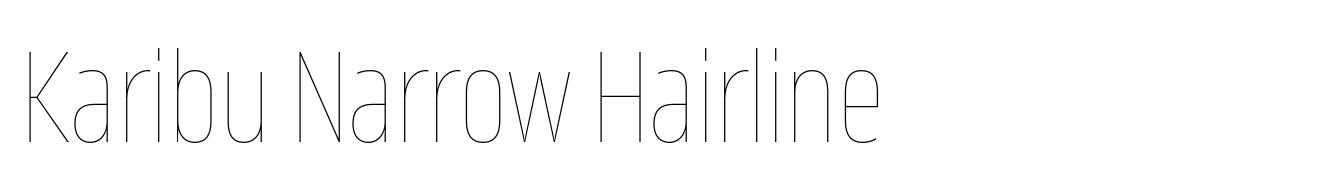 Karibu Narrow Hairline